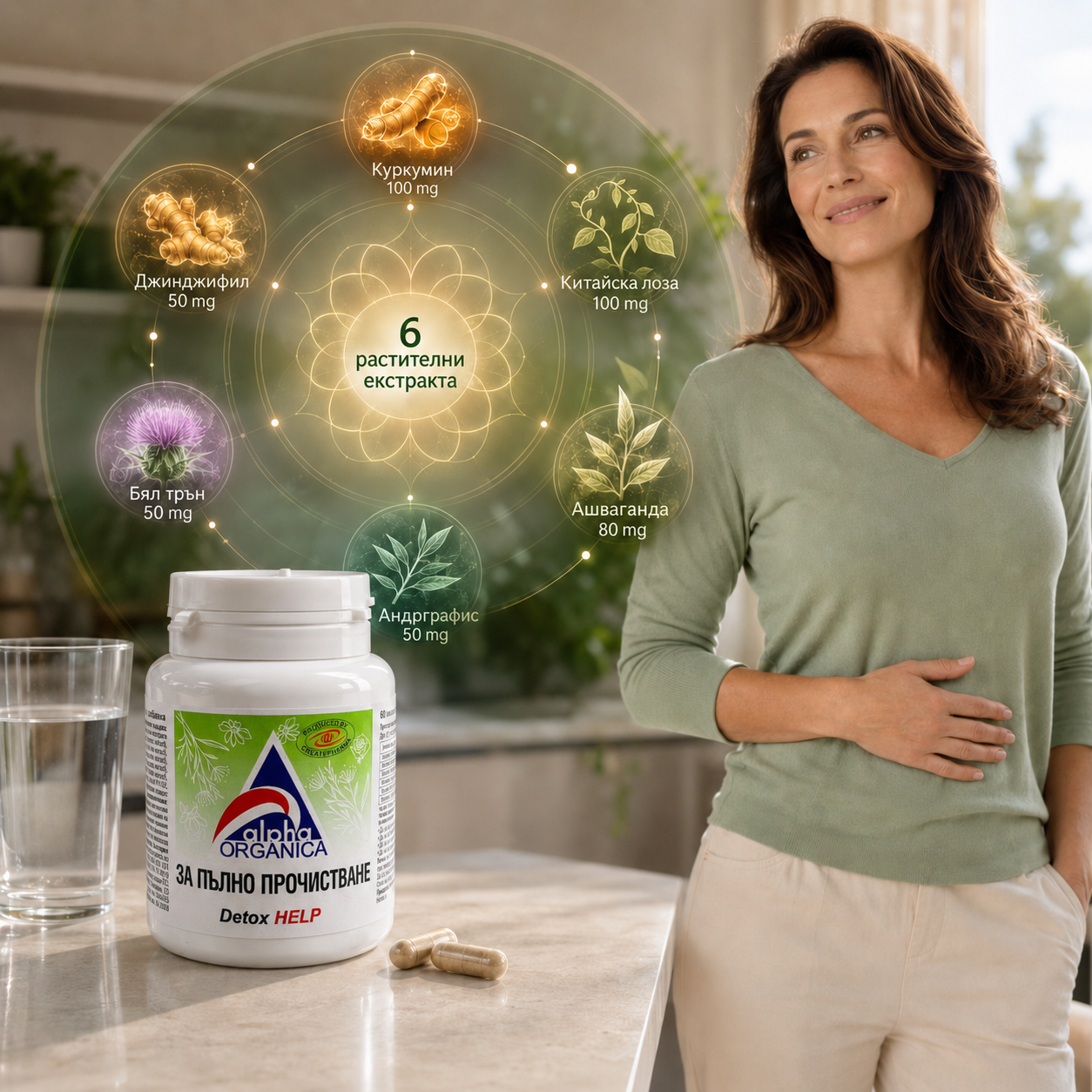 Alpha Organica Detox Help х60