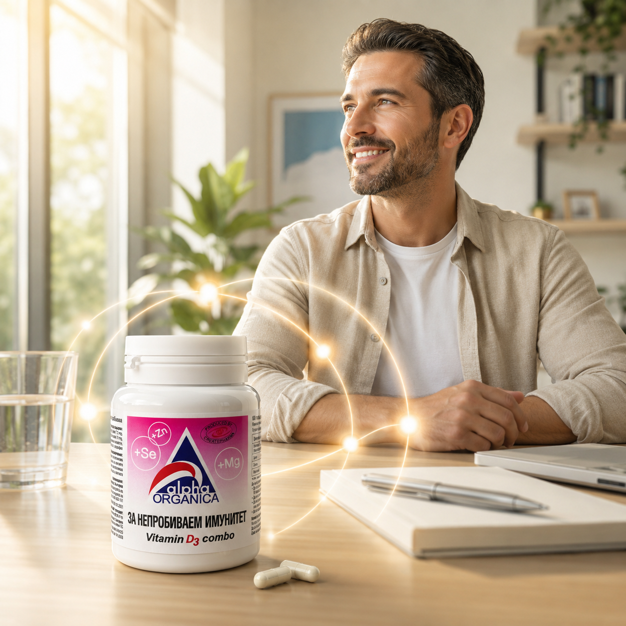 Alpha Organica Vitamin D3 Combo х60