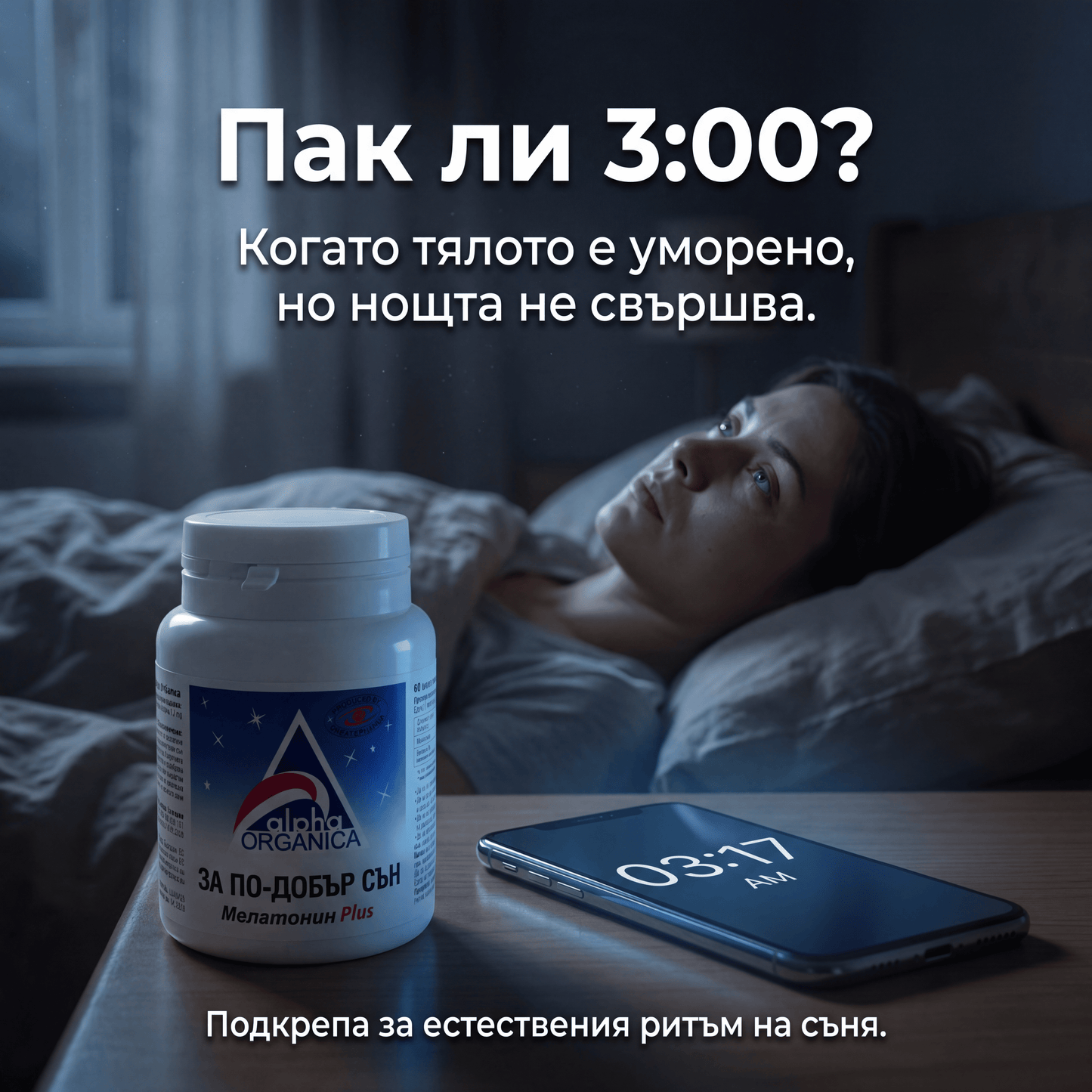 Alpha Organica Melatonin Plus х60